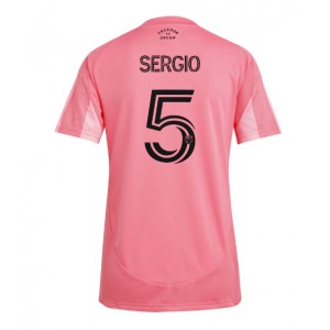 Fotbalové Dres Inter Miami Sergio Busquets #5 Dámské Domácí Oblečení 2025-26 Krátký Rukáv